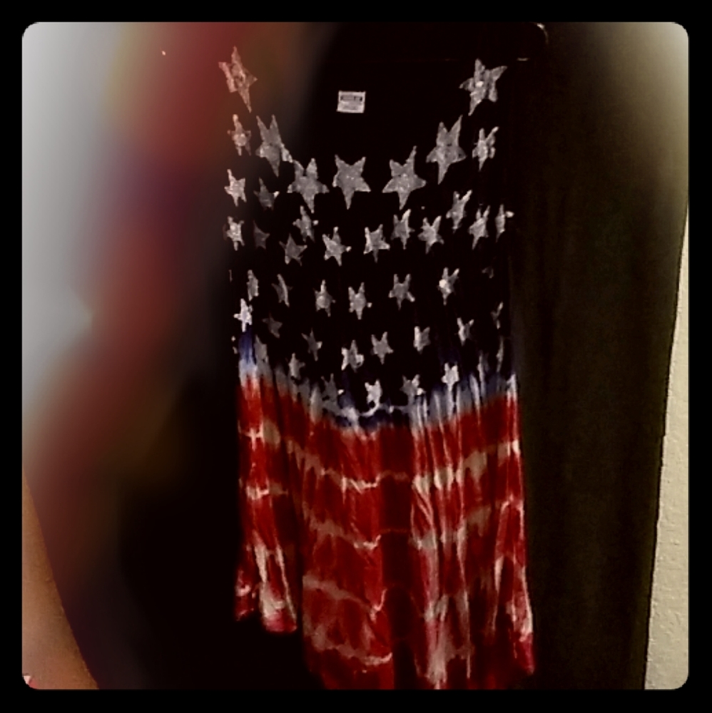 Shoreline Tye Dye American Flag Dress